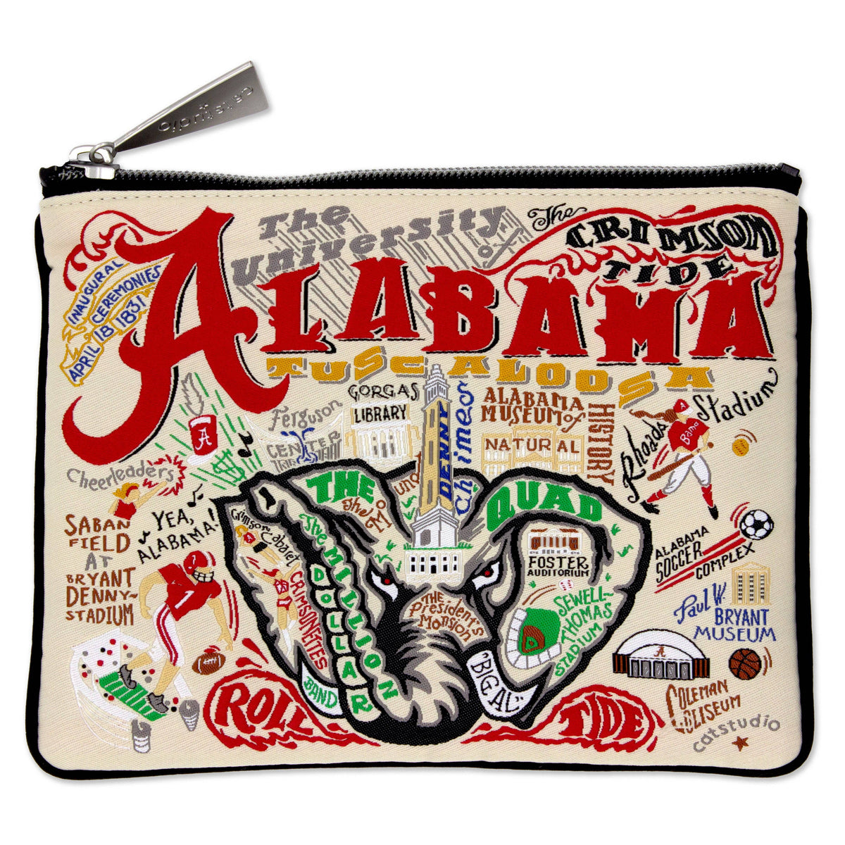 Alabama, University of Collegiate Zip Pouch