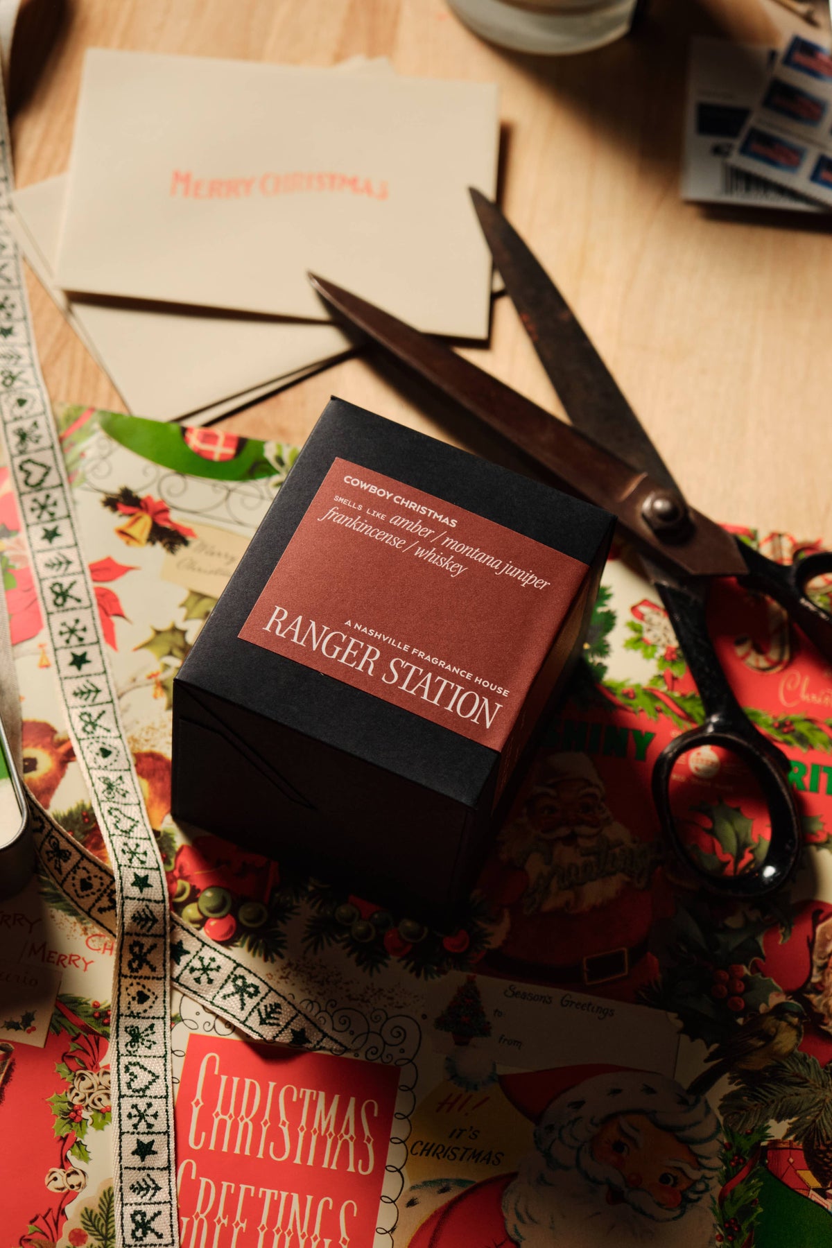 Ranger Station - COWBOY CHRISTMAS CANDLE