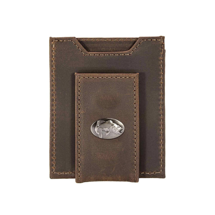 Bass Magnetic Leather Slim Wallet