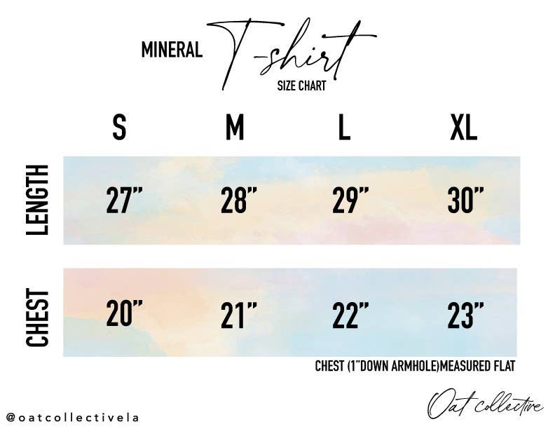 BEACH  Mineral Washed Graphic Top