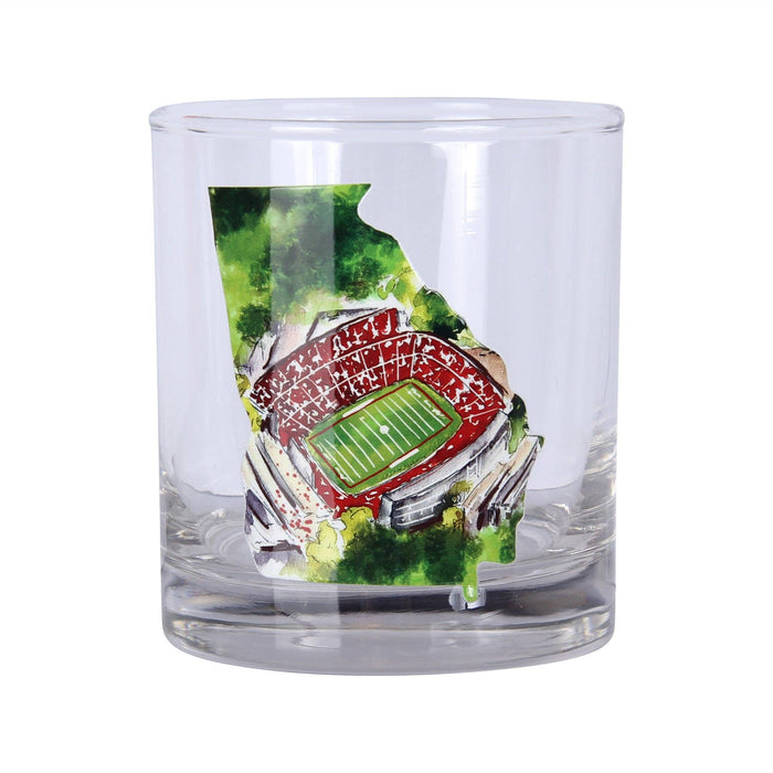 Georgia Stadium Rocks Glass