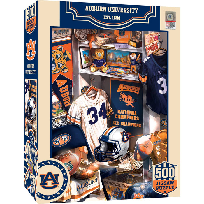 Auburn Tigers - Locker Room 500 Piece Puzzle