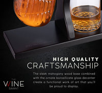 Golf Club Whiskey Decanter & Glasses