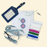 Needlepoint Kit - Two Dot Mahjong Kit (Luggage Tag)