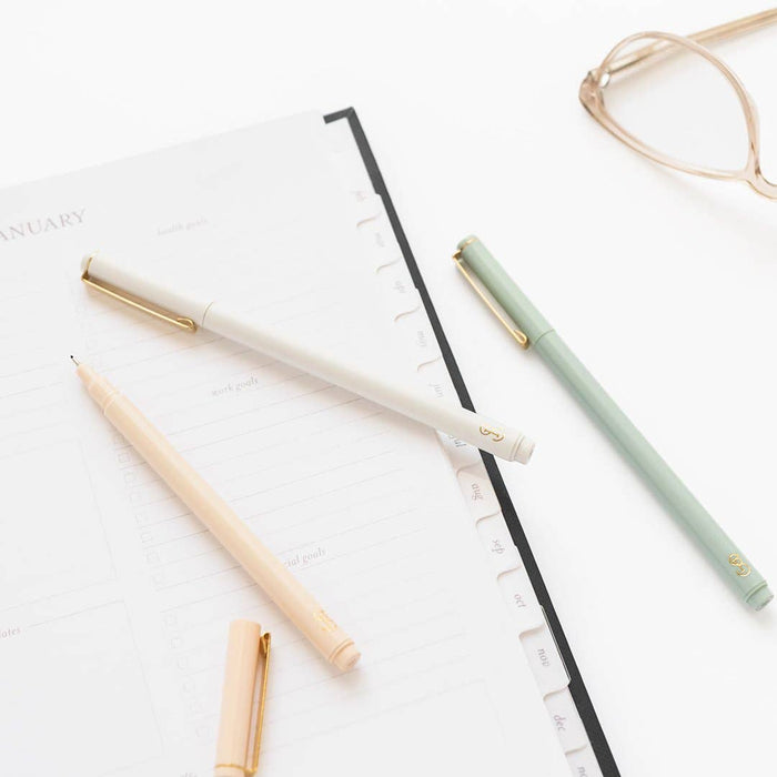 The Solid Felt Pen, Assorted Set of 3 Colors