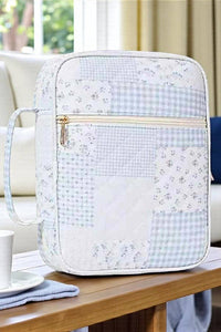 Miriam Blue Patchwork Bible Cover