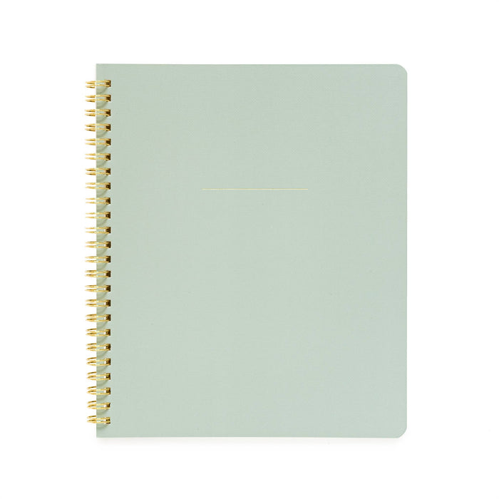 Spiral Notebook, Sage Green