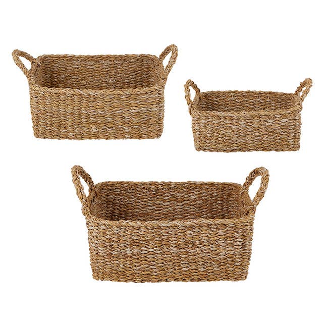 Rectangle Basket with Handles