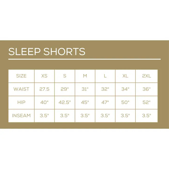 Awe Shucks Sleep Shorts