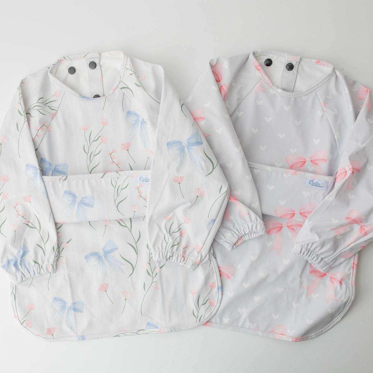The Grayson Long Sleeve Bib - Fancy Floral