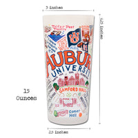 Auburn University Collegiate Drinking Glass