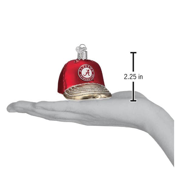 Alabama Baseball Cap Ornament  Old World Christmas