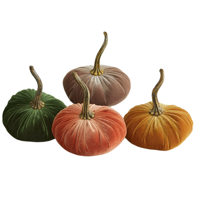 Small Velvet Pumpkins