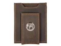 Georgia Bulldogs Men's  Magnetic Front Pocket Leather Wallet