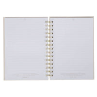 Journal Wirebound Ivory Floral Everything Beautiful Ecc 3:11