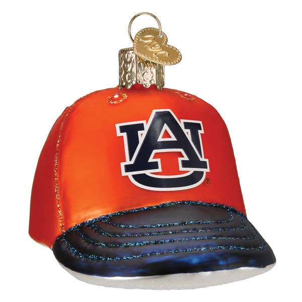 Auburn Baseball Cap Ornament  Old World Christmas