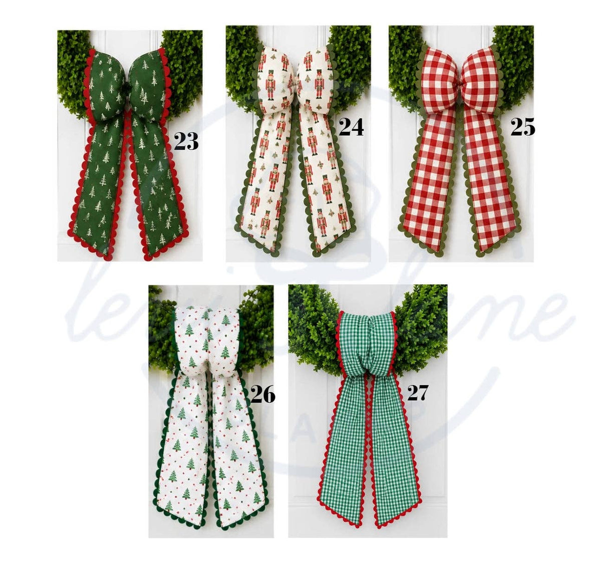 Merry & Bright Wreath Sash