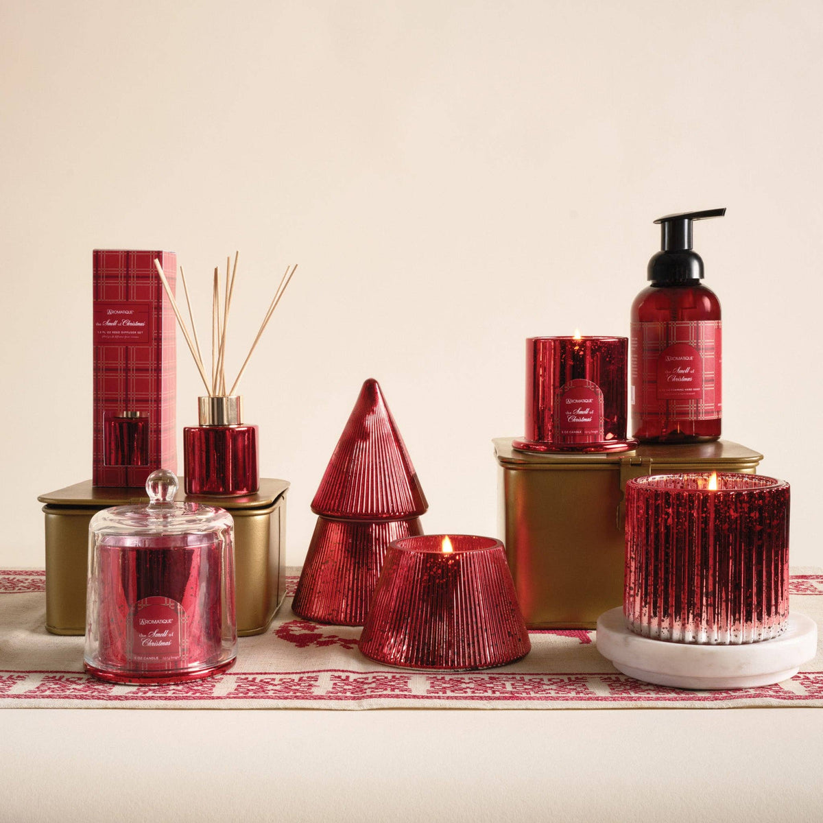 The Smell of Christmas® - Plaid Mini Reed Diffuser Set