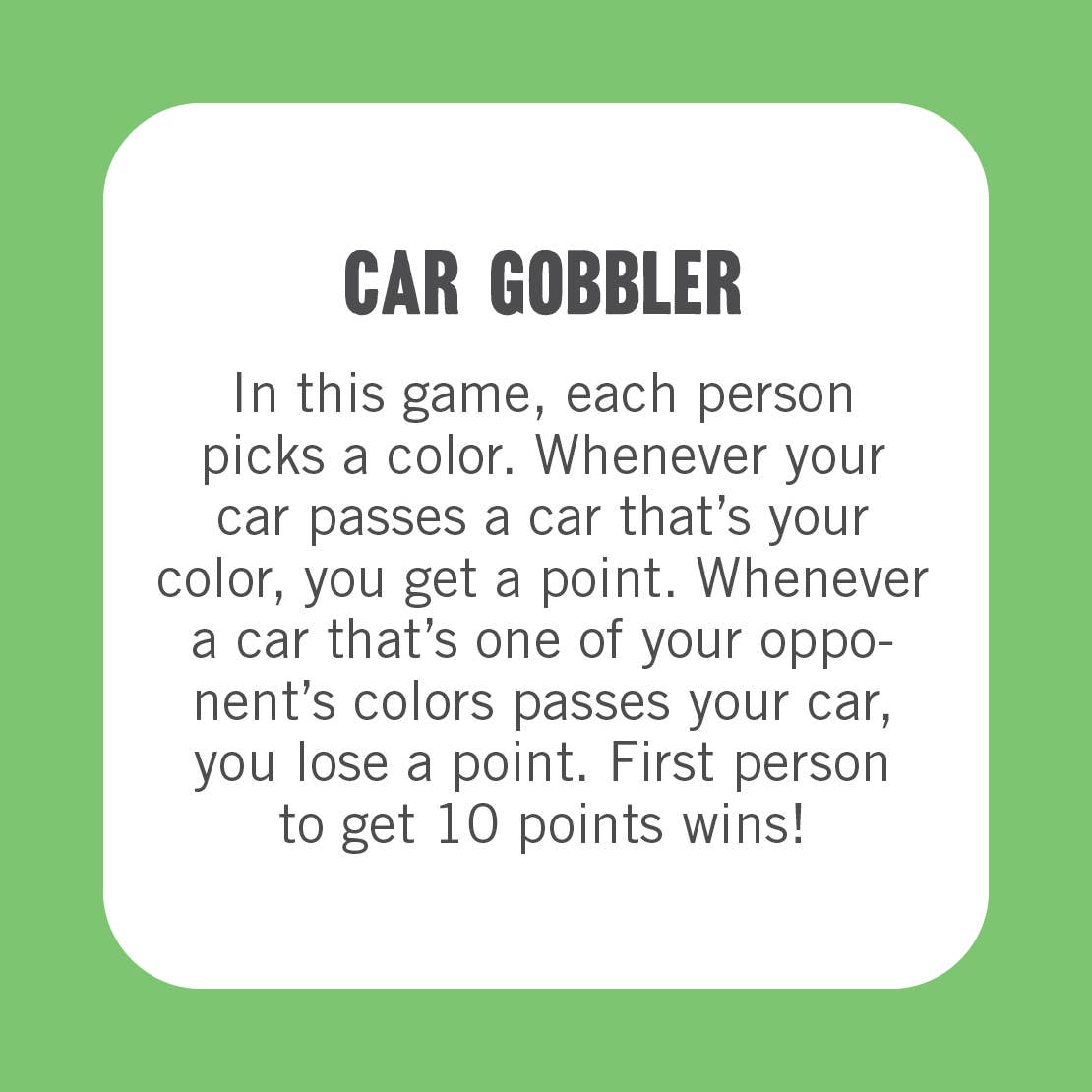 On-the-Go Amusements: 50 Cool Things to Do in the Car