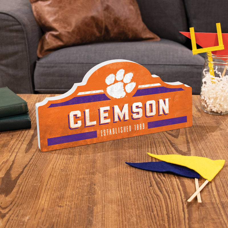 Clemson Tigers Established Small Sign