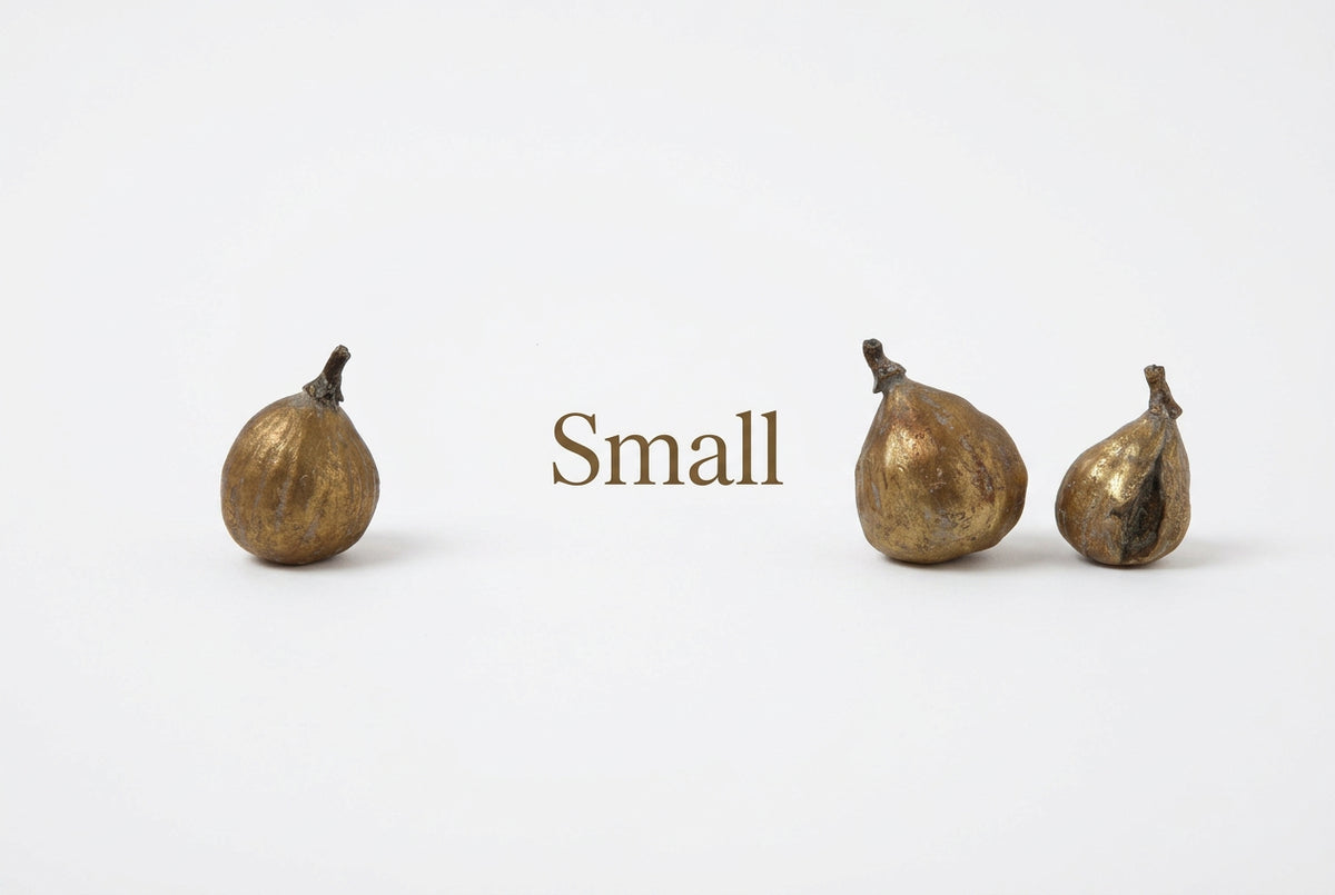 Gold Resin Figs with Antique Finish