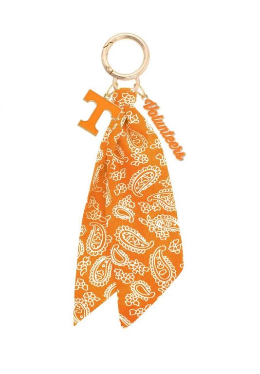 Bandana Bag Charm - Tennessee Vols