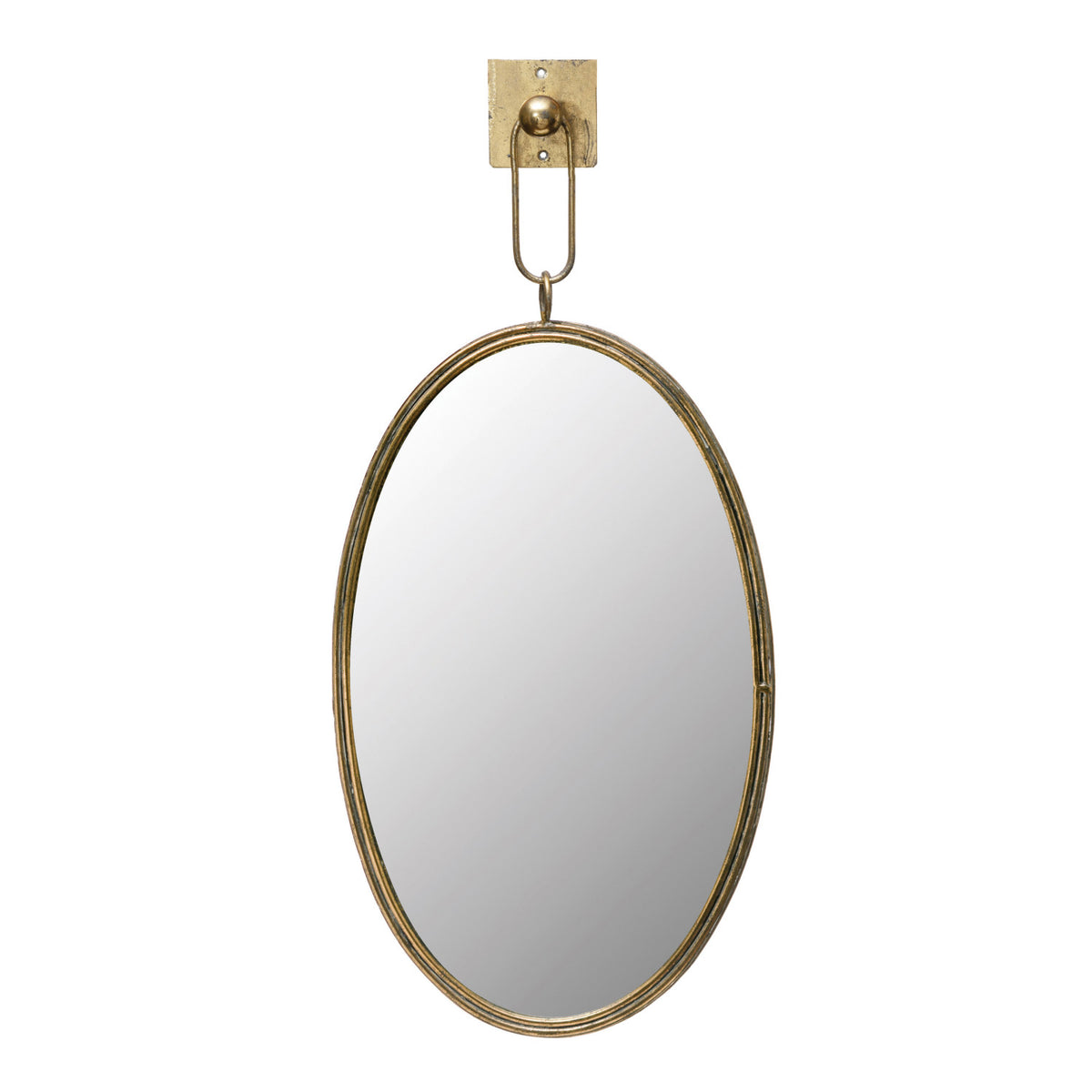 Framed Wall Mirror with Bracket, Set of 2