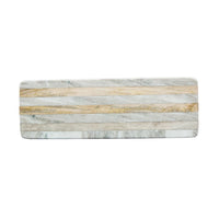 Marble & Mango Wood Cheese/Cutting Board w/ Stripes