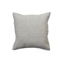 18" Square Woven Cotton & Linen Printed Pillow