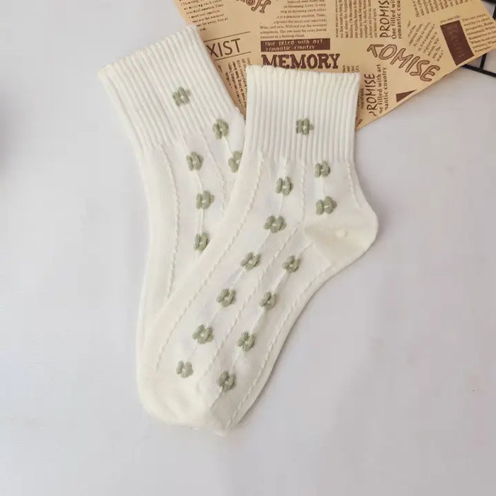 Floral Crew Socks