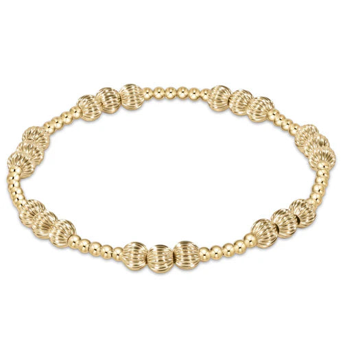 dignity joy pattern bracelet - gold