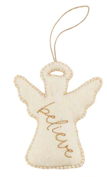 GOLD FELT ORNAMENTS