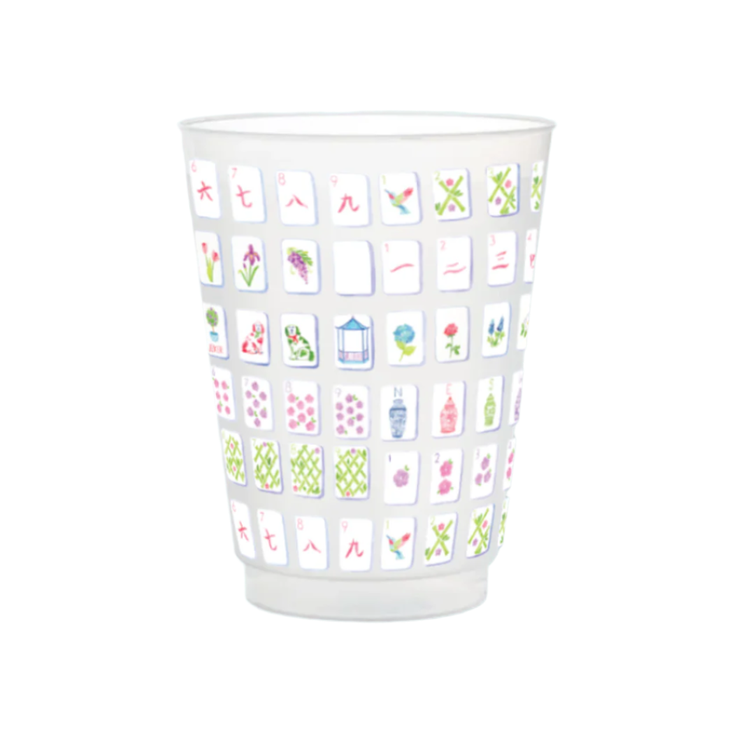 Mahjong Frosted Cups