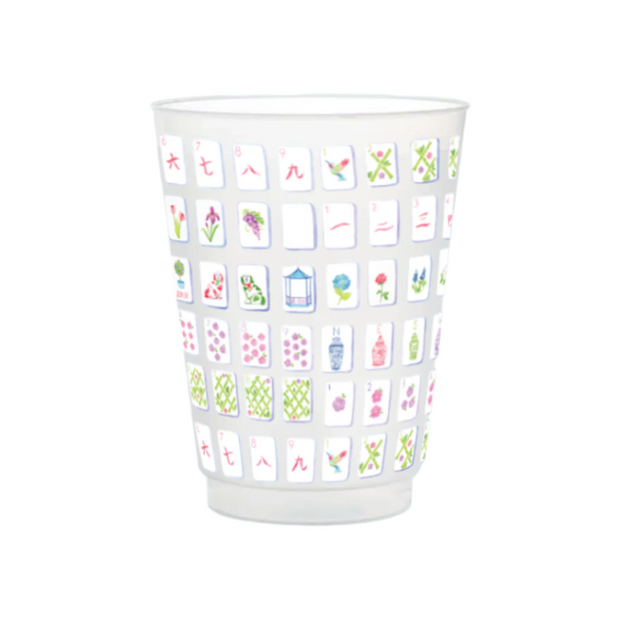 Mahjong Frosted Cups