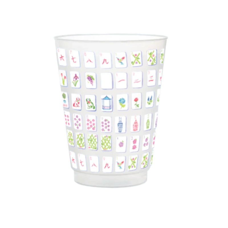 Mahjong Frosted Cups