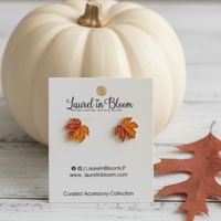 Maple Leaf Sunset Earrings