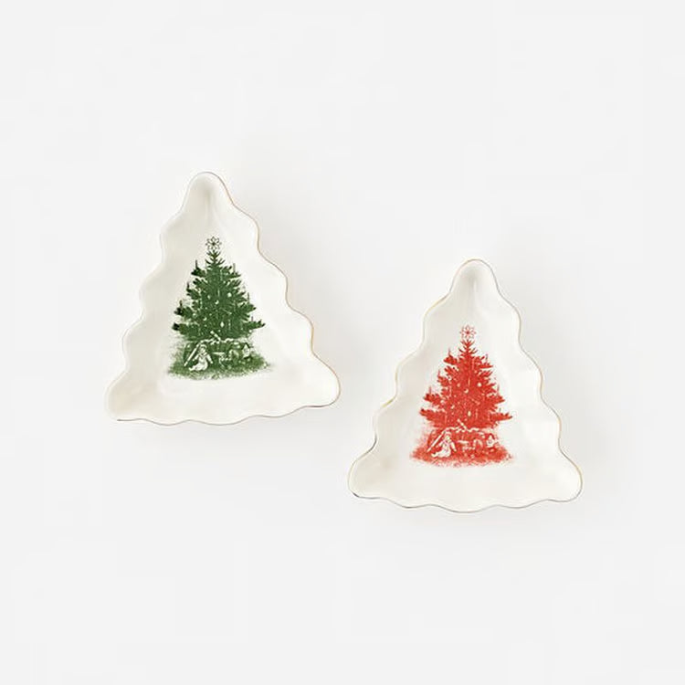 Vintage Tree Dish -5"