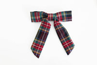 Tartan Christmas Plaid Hair Bow Barrette | Emily Bow
