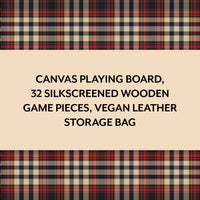 Pendleton Red Black Check Pattern Chess & Checkers