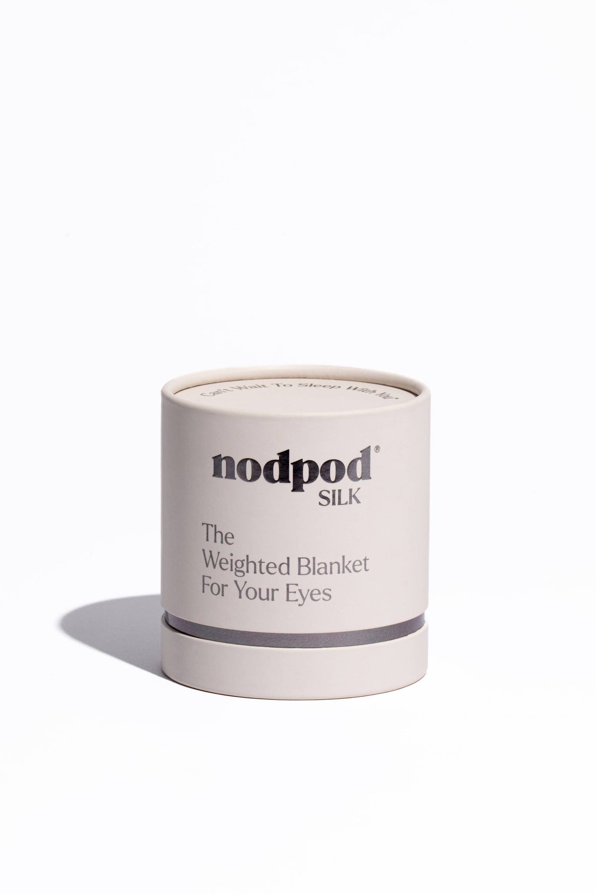 Nodpod Silk Weighted Sleep Mask- Pearl