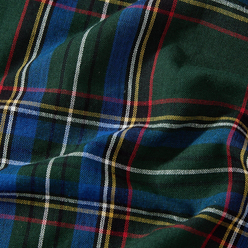 Tartan Holiday Plaid Cotton Napkins, Set of 4 - 17x17