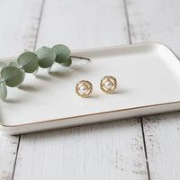 Pearl in Twists Earrings