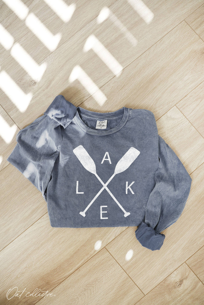 LAKE Mineral Washed Long Sleeve Graphic