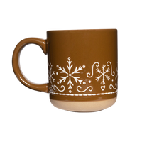 Gingerbread Stoneware Coffee Mug