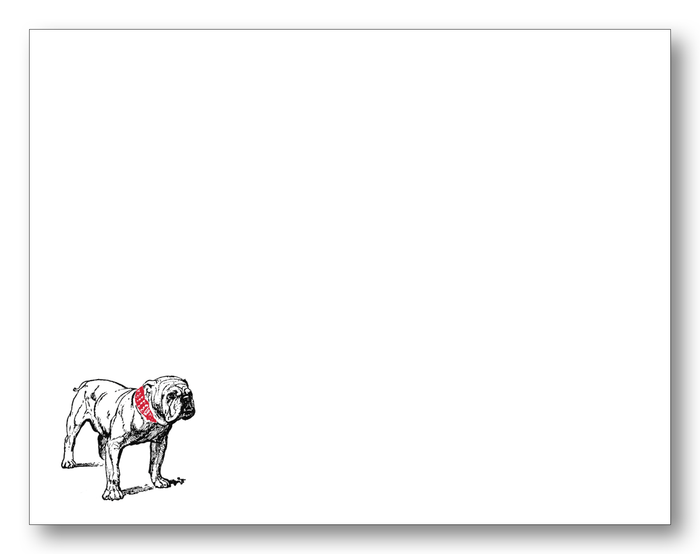 Bulldog Flat Card