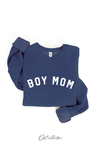 BOY MOM Graphic Sweatshirt