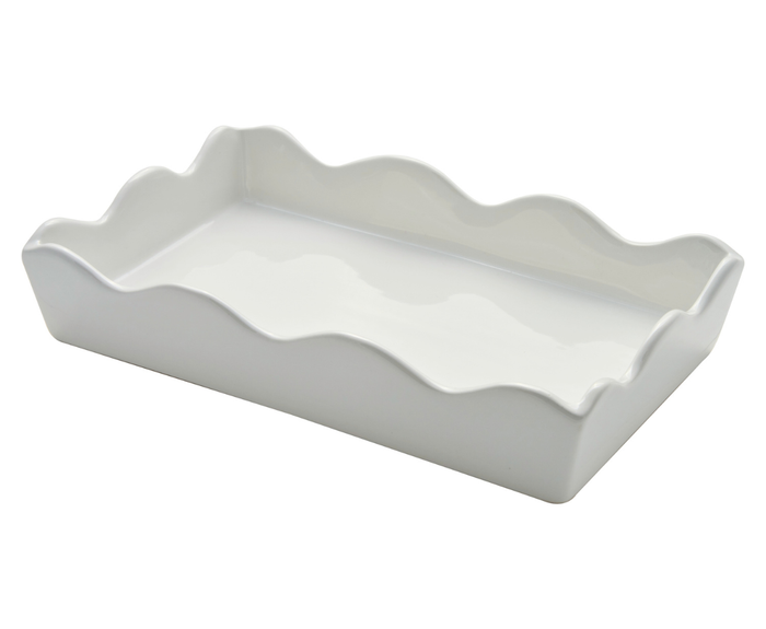 Ceramic Guest Towel Napkin Tray