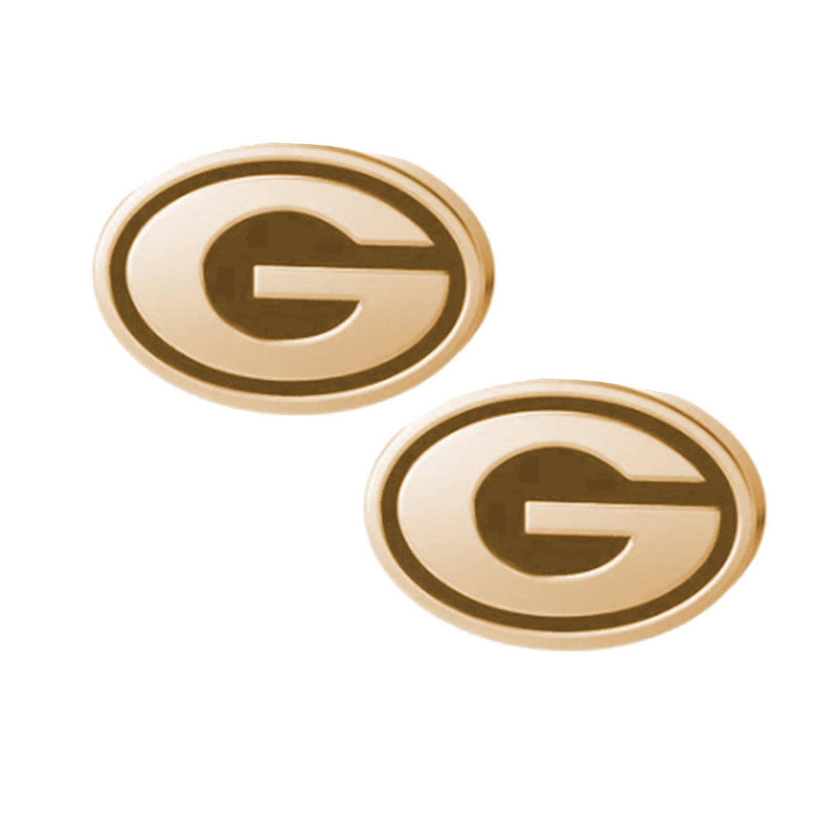 Georgia Bulldogs 24K Gold Plated Stud Earrings