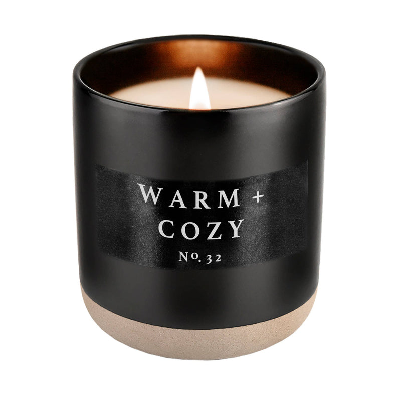 "Warm and Cozy" 12 oz Soy Candle