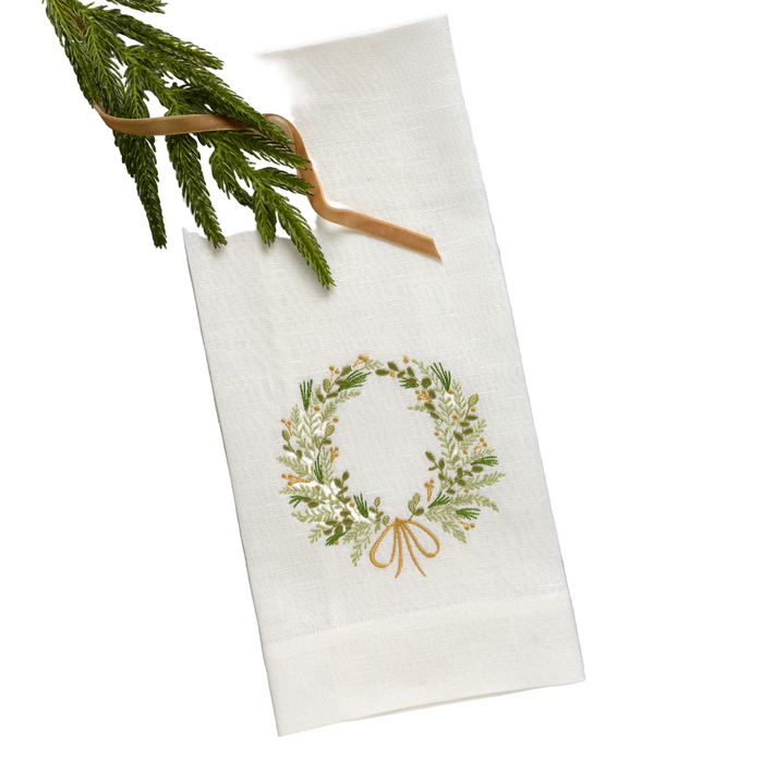 Farmers Market Wreath Towel